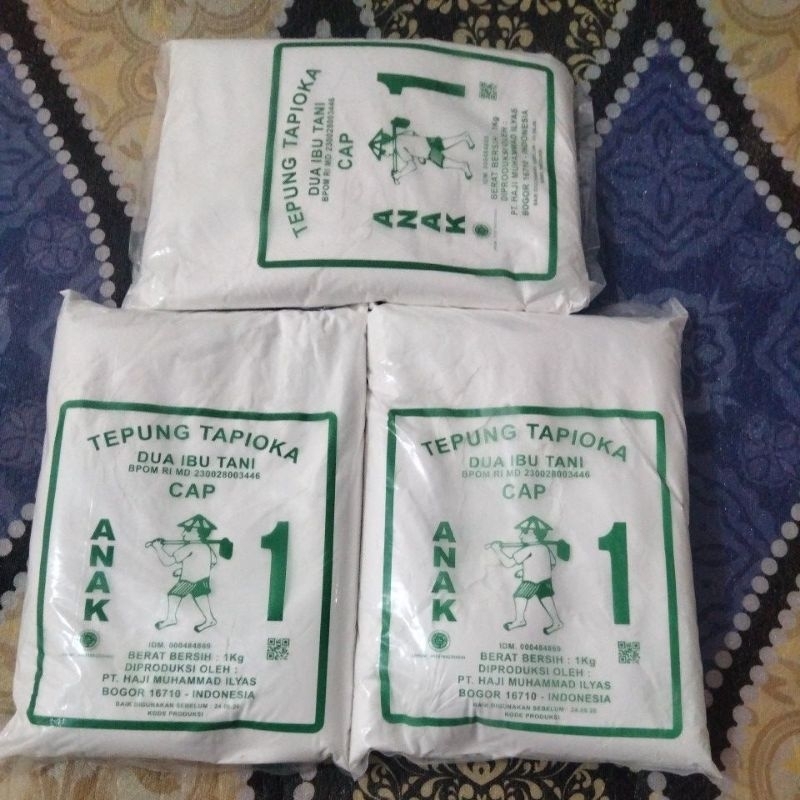 

Tepung tapioka cap dua ibu tani 1 kg