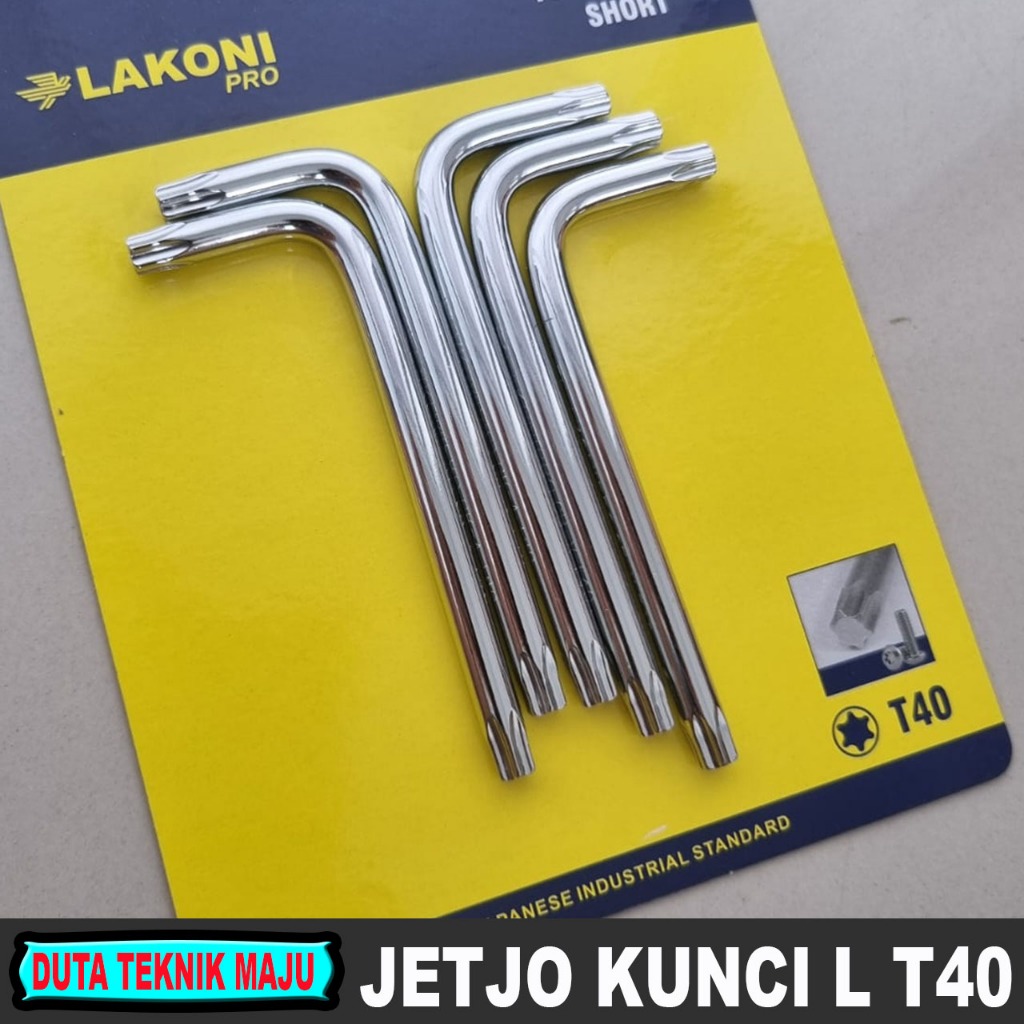 Kunci L Bintang T40 Buka Baut Kaliper Motor Beat Vario Cbr Megapro ( Honda ) LAKONI