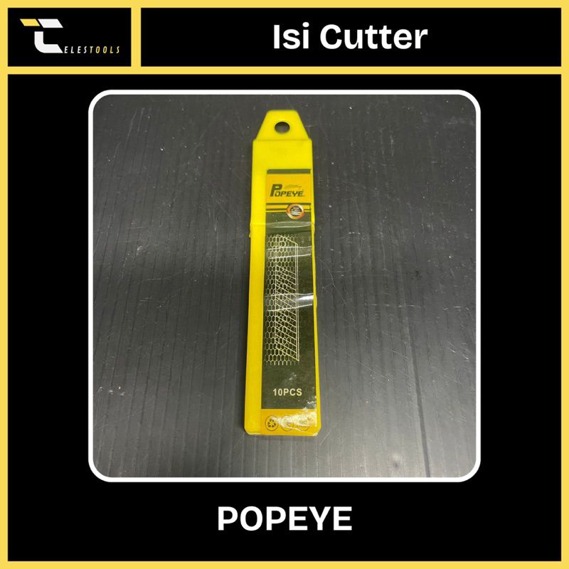

Isi Cutter 10pcs POPEYE Size Medium