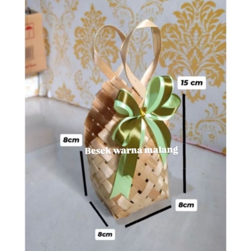 

ketupat mini ukuran 8x13x20 dan 8x9x15