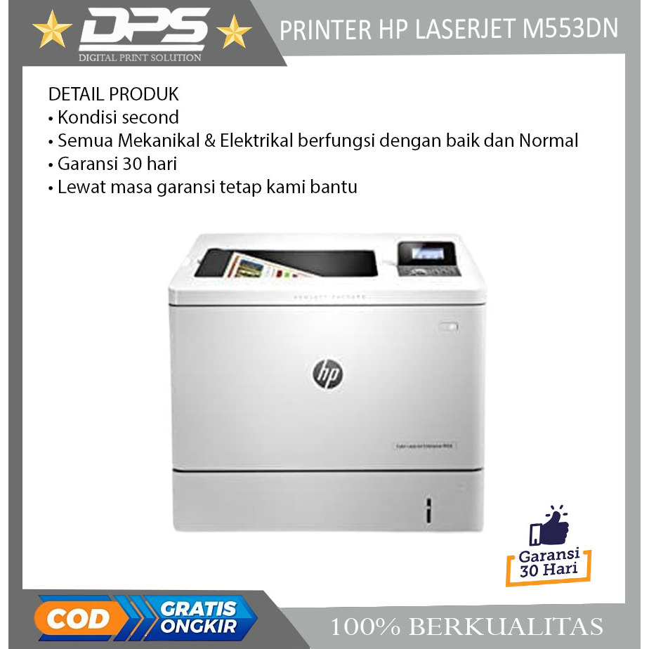 Printer HP LaserJet Enterprise M553dn - Printer Warna A4 - M553DN