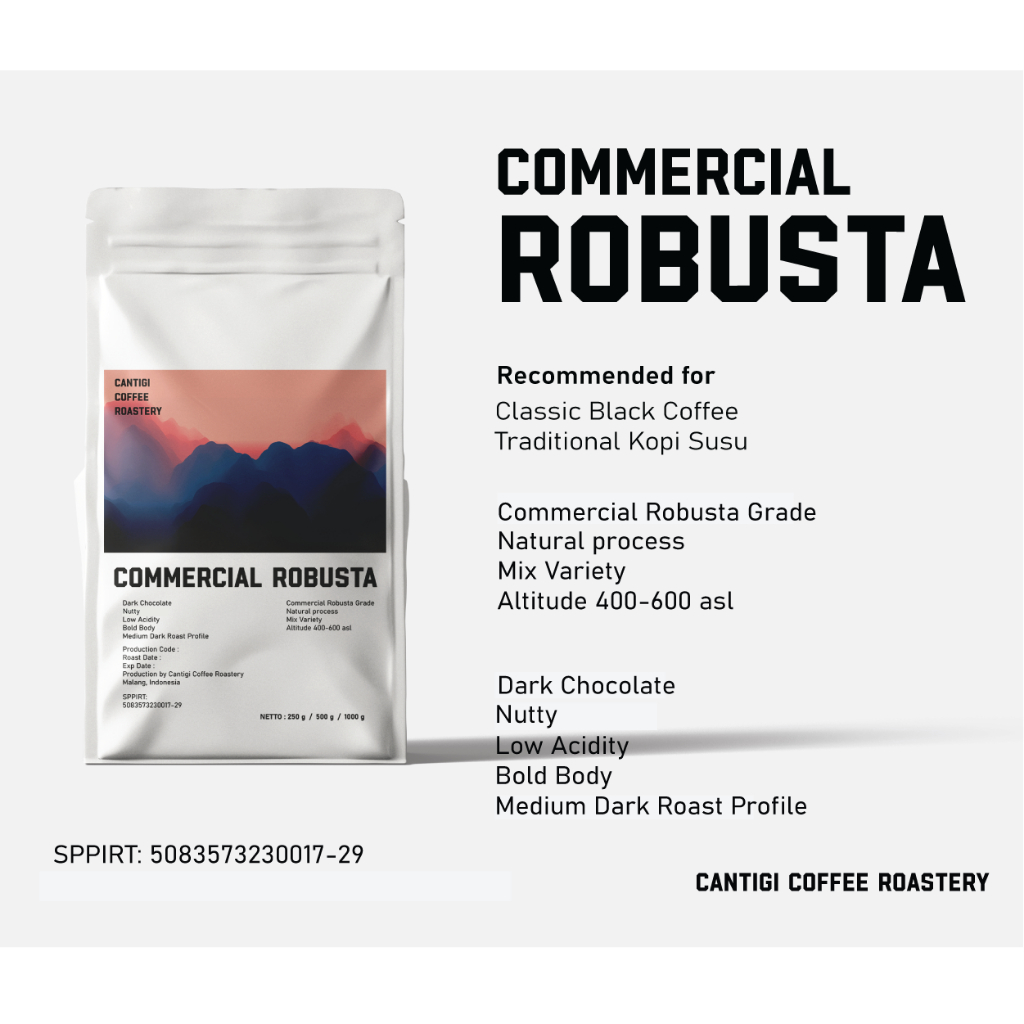 

Robusta Komersil - Cantigi Coffee Roastery