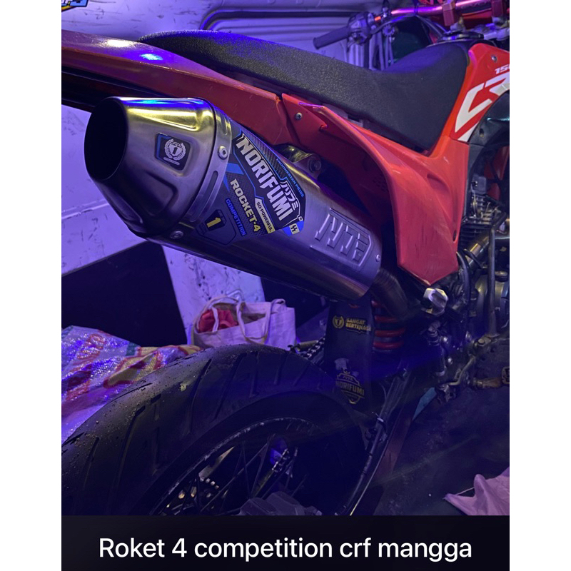 Norifumi rocket 4 kompetisi untuk crf 150 powerful
