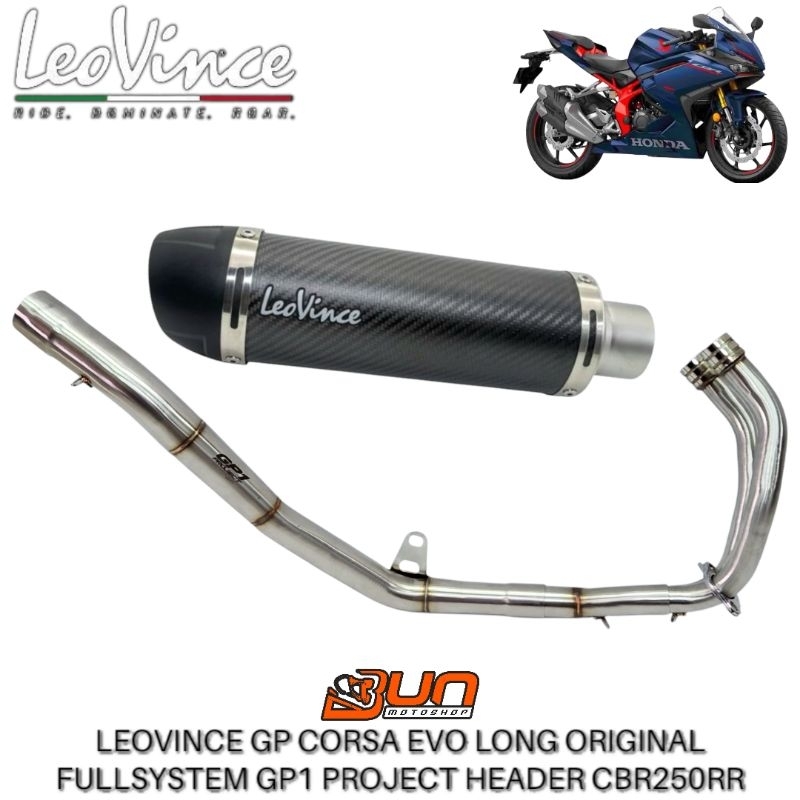 Leovince GP CORSA EVO Long Honda CBR250RR CBR 250RR Fullsystem ORIGINAL ITALY