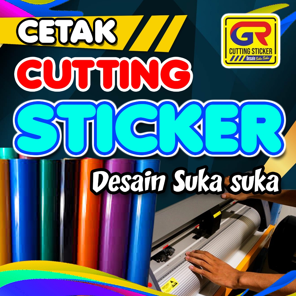 

Cutting sticker desain custom murah berkualitas