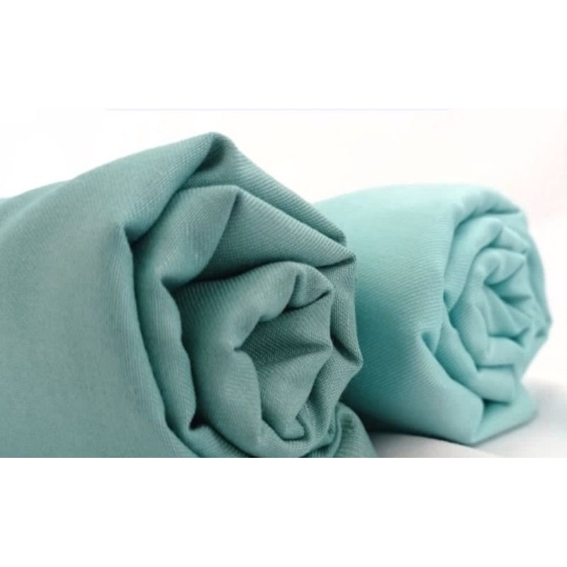 kain rayon tuwill warna hijau mint