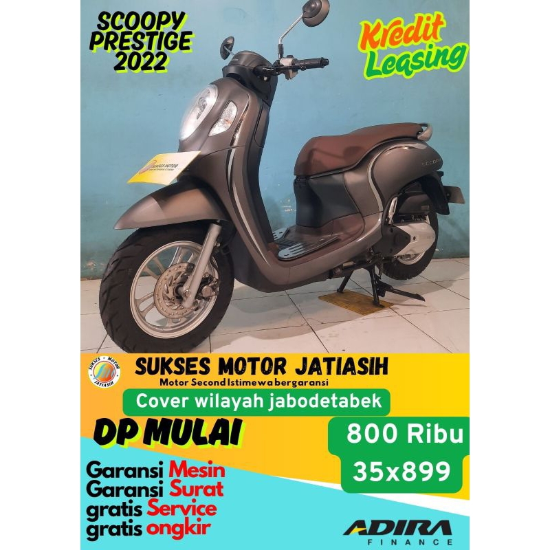 proses registrasi DP motor Scoopy prestige 2022