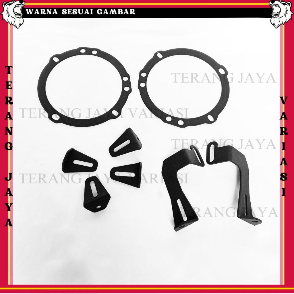 BRACKET BREKET LAMPU FOGLAMP BILED AVANZA PNP RAIZE CALYA AGYA ALL NEW RUSH DUDUKAN LAMPU MOBIL BILE