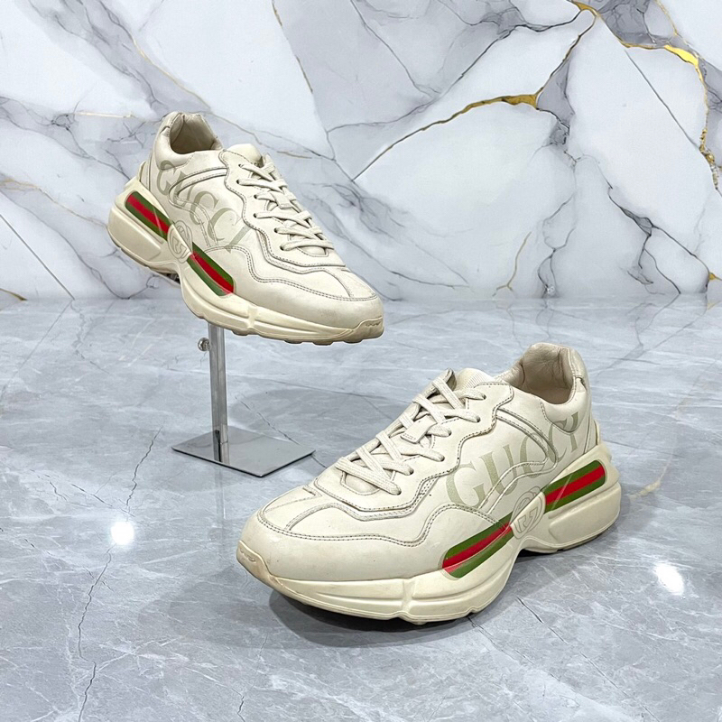 G**CI GG Rhyton Logo Sneakers