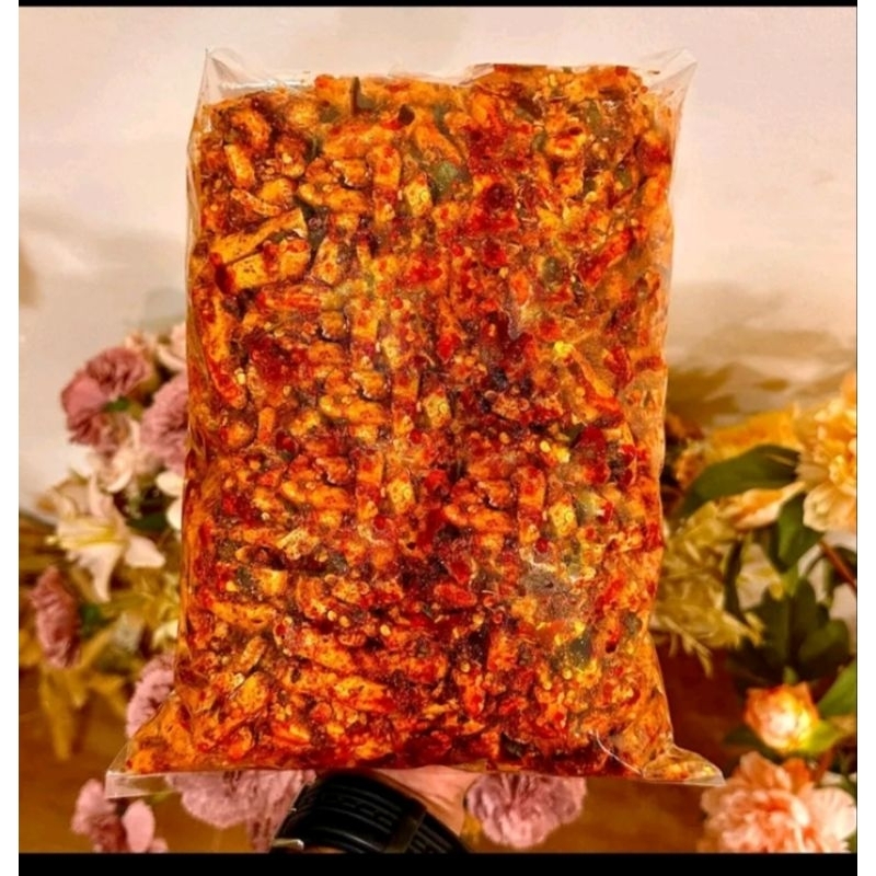 

basreng pedas daun jeruk bumbu melimpah isi 1kg