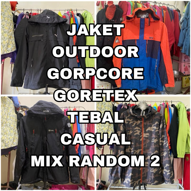 JAKET BRAND OUTDOOR GORPCORE GORETEX BULANG CASUAL MIX RANDOM 2