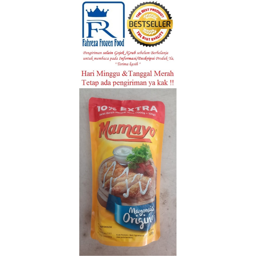 

Mamayo Mayonaise Original Pouch 1 KG Harga Promo