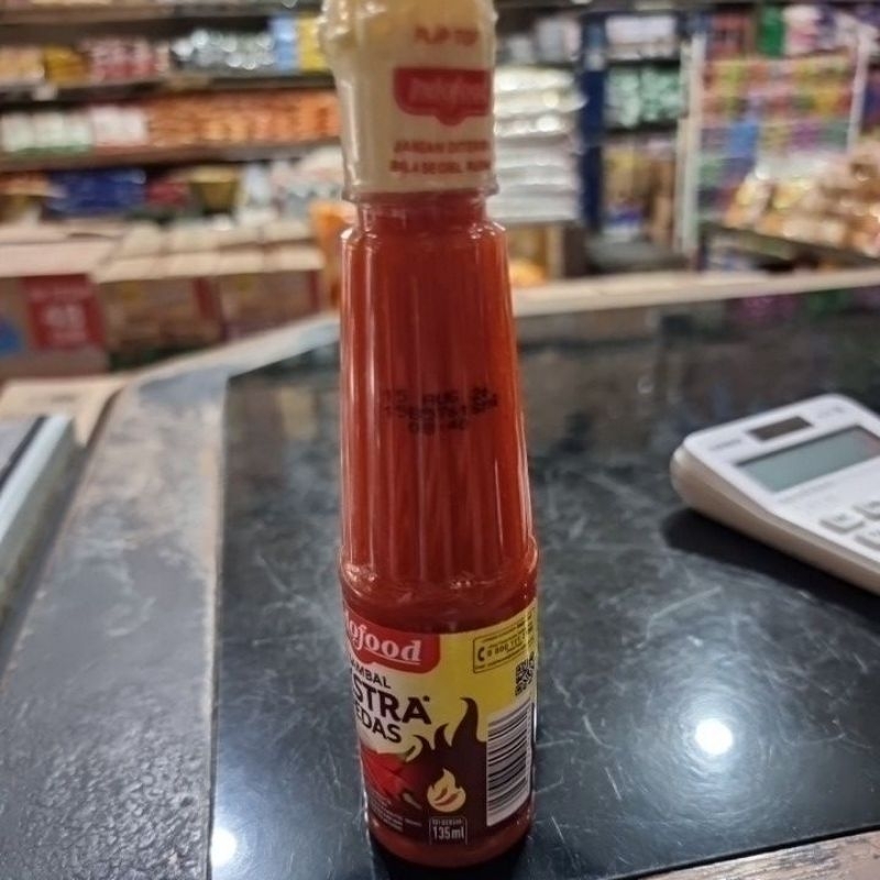 

caos indofood extra pedas botol