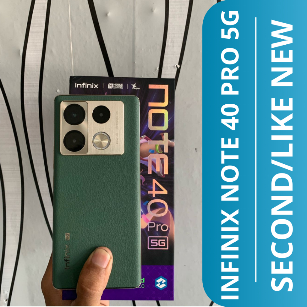 HP SECOND INFINIX NOTE 40 PRO 5G 8+8/256GB / INFINIX NOTE 40 PRO 5G HP SECOND