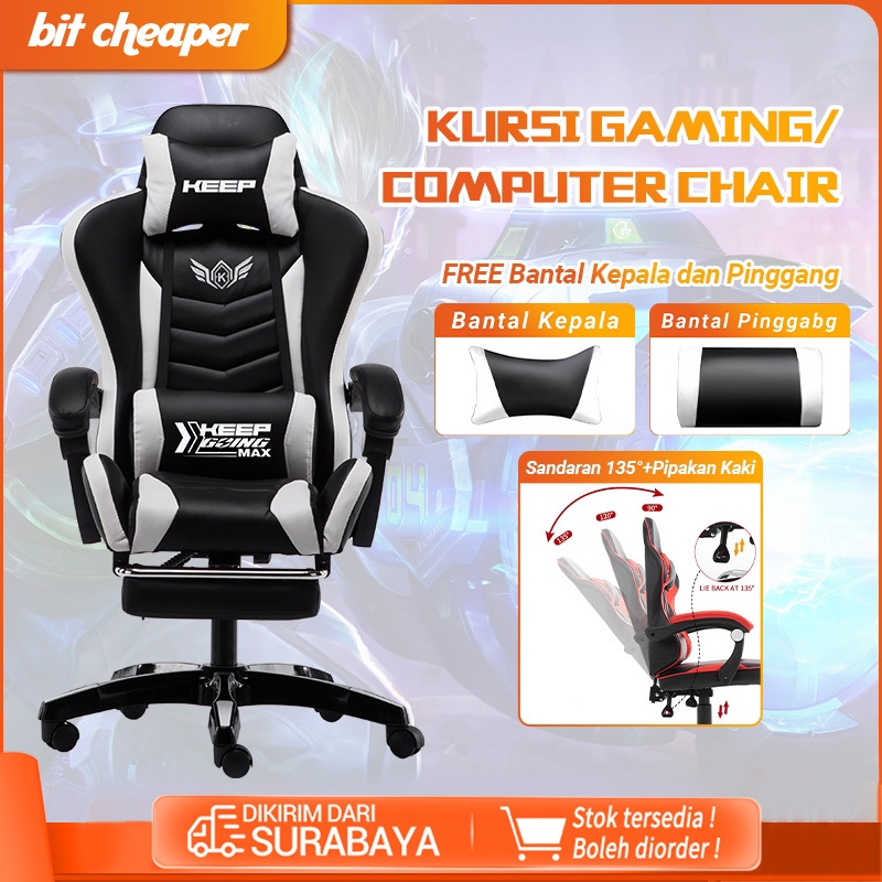 Kursi gaming yang keren/kursi permainan gamer/Kursi Santai Game/Kursi komputer/kursi belajar/gaming 