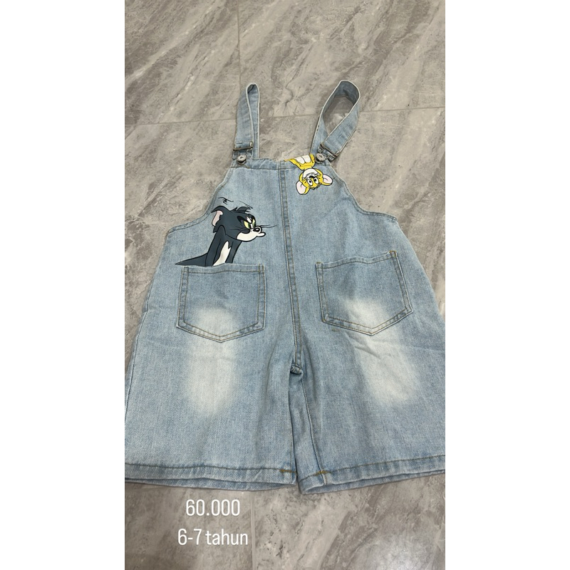 celana kodok jeans anak perempuan