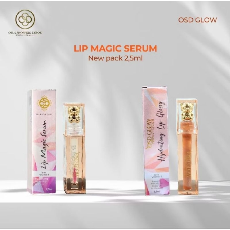 OLLA SKIN DAILY - Promo Sale Lipserum OSD Lip Magic Serum/Serum Bibir Pink Olla Skin Daily ED MARET 