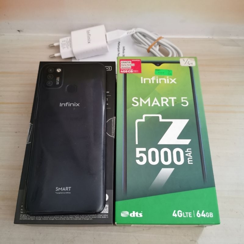 Infinix Smart 5 ram 3GB 64GB Bekas - Fullset Resmi - second