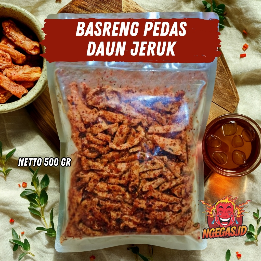 

Basreng Viral No.1 500Gr Pedas Daun Jeruk