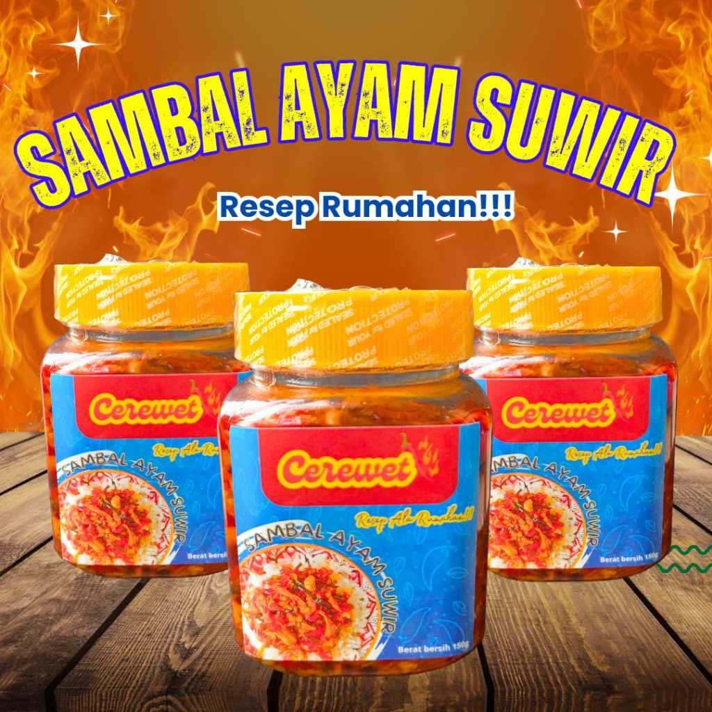 

SAMBAL AYAM SUWIR BY CEREWET - RESEP RUMAHAN/RASA AUTENTIK/JUARA PEDASNYAAA