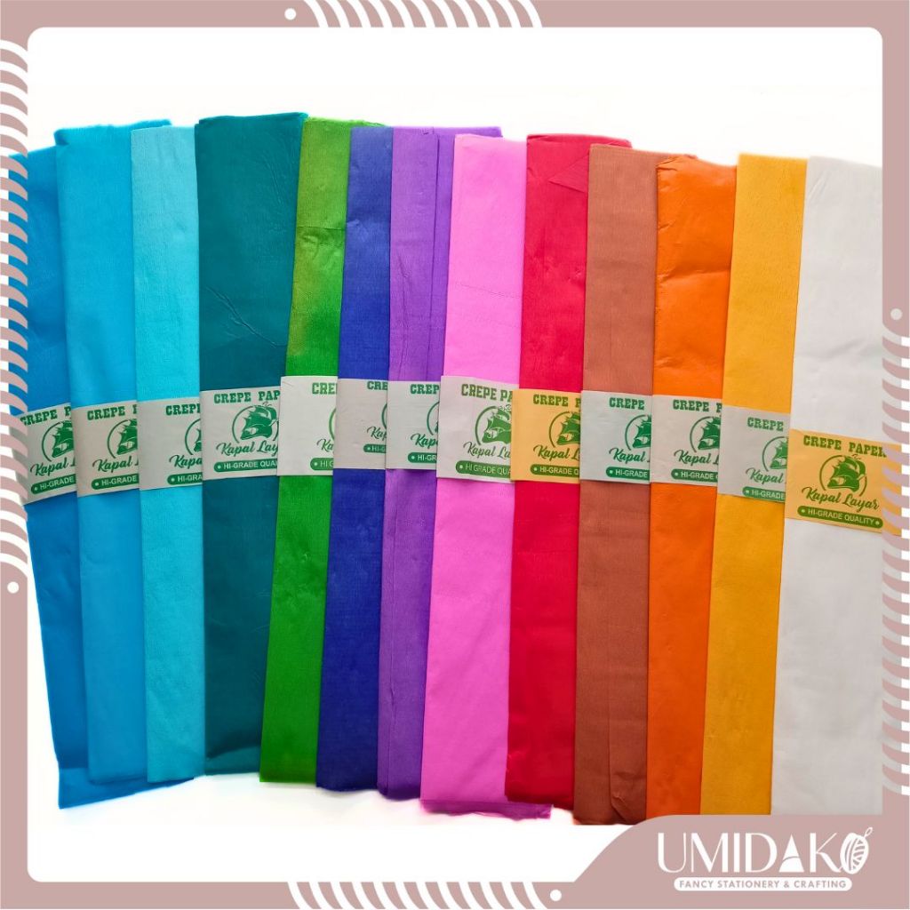 

[UMIDAKO] CREPE PAPER / KERTAS KREP KAPAL LAYAR