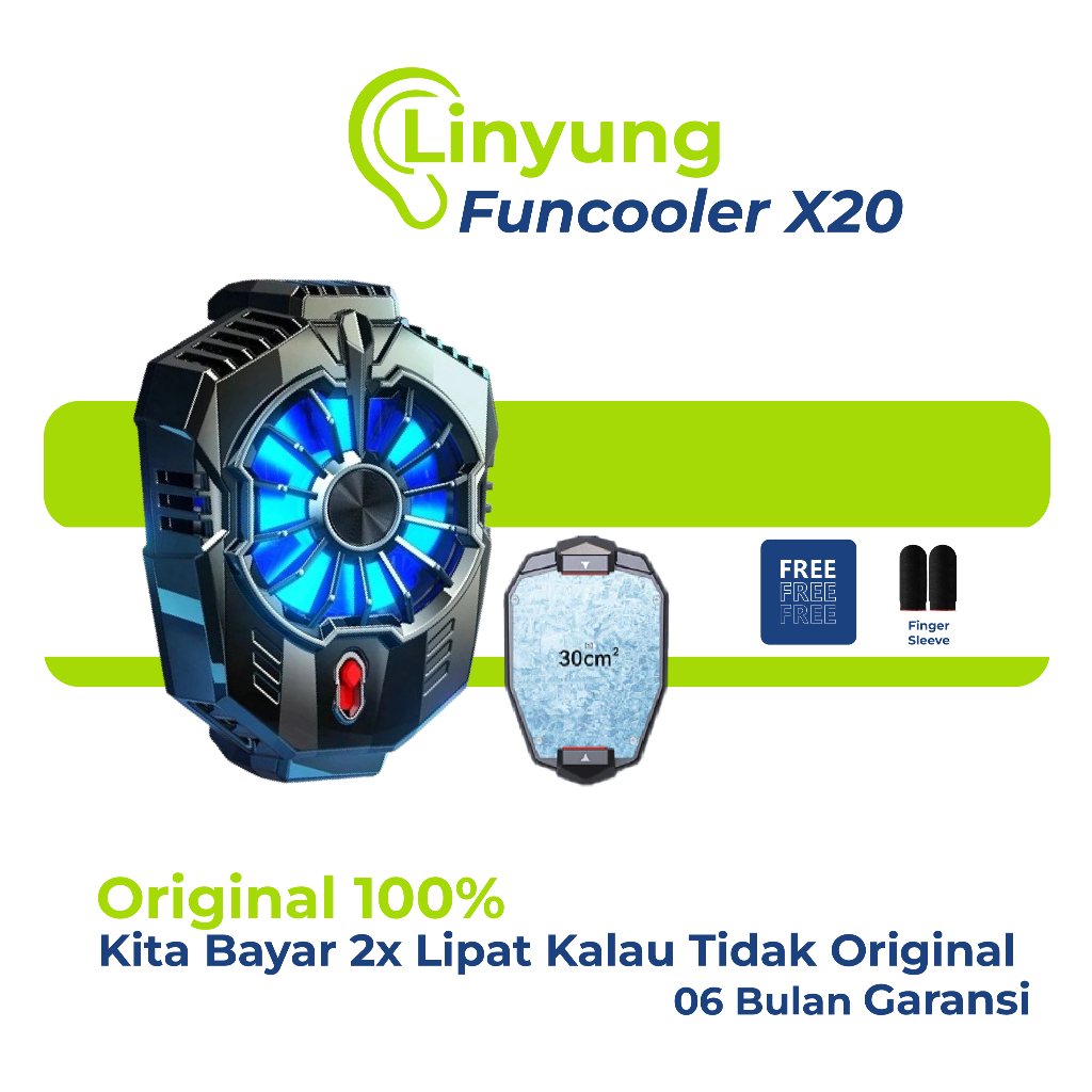 Funcooler X20 Cooler Cooler HP Banda Aceh