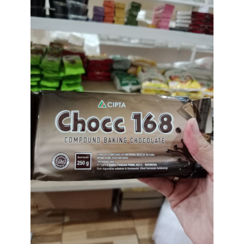 

COKLAT BATANG CHOCC 168/COKLAT BATANG COMPOUND 250 GR