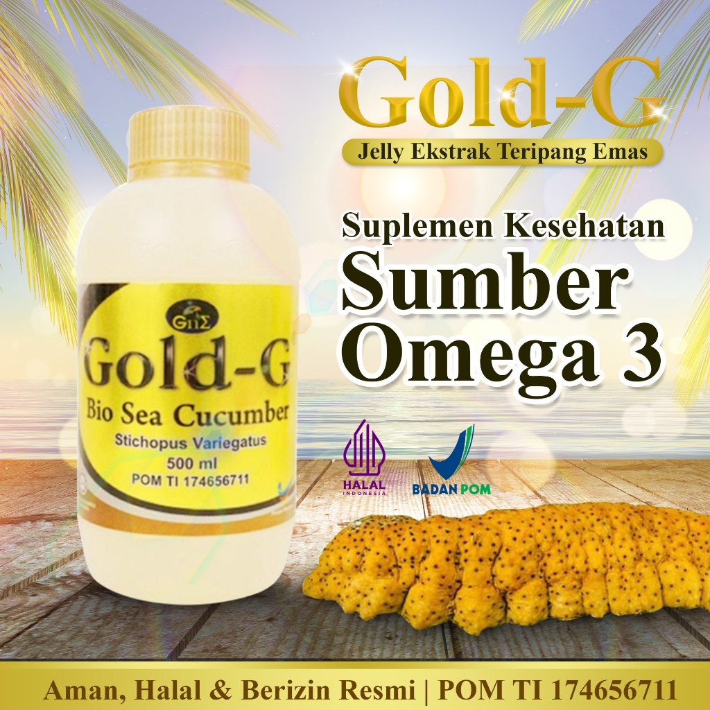 Jelly Gamat Gold G 500ml | Produk Original Jelly Gamat Gold G