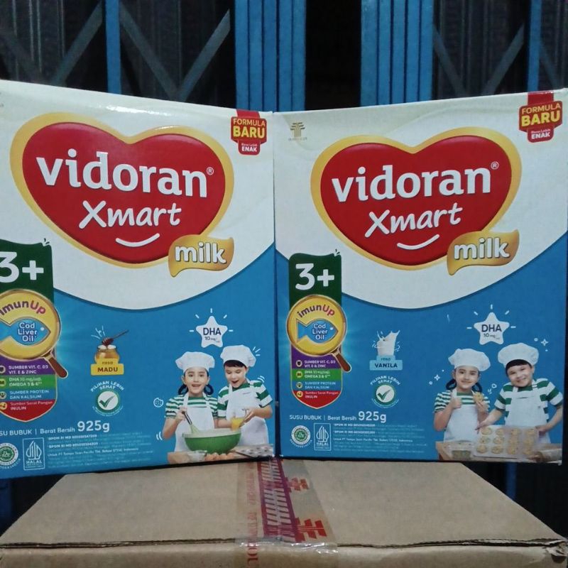 

VIDORAN XMART 3+ 925GR MADU DAN VANILA