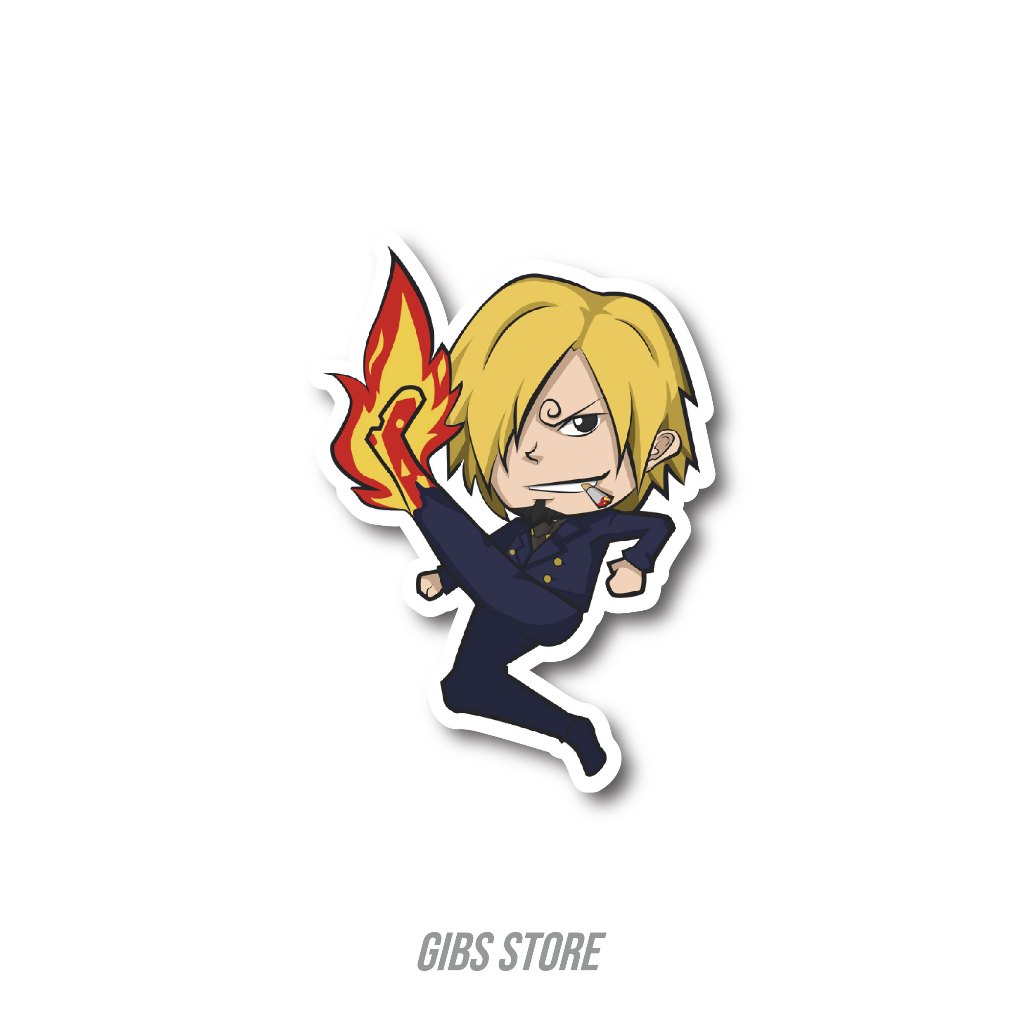 

STICKER SATUAN ONE PIECE (SANJI) #3