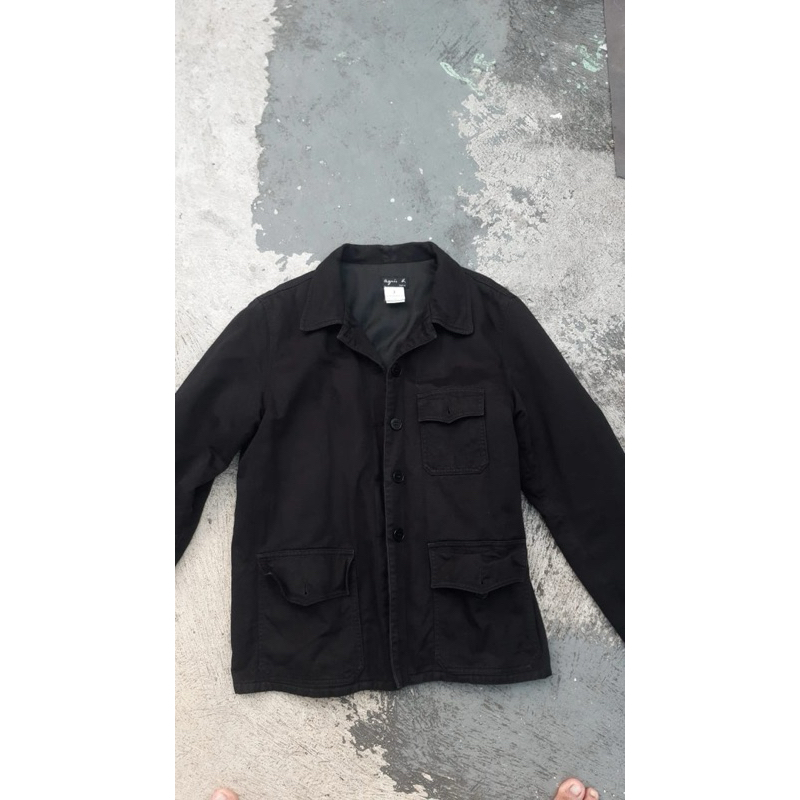 vintage chore jacket agnes b paris