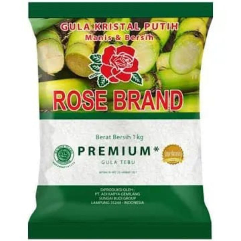 

Gula pasir 1 kg termurah /gula pasir rosebrand