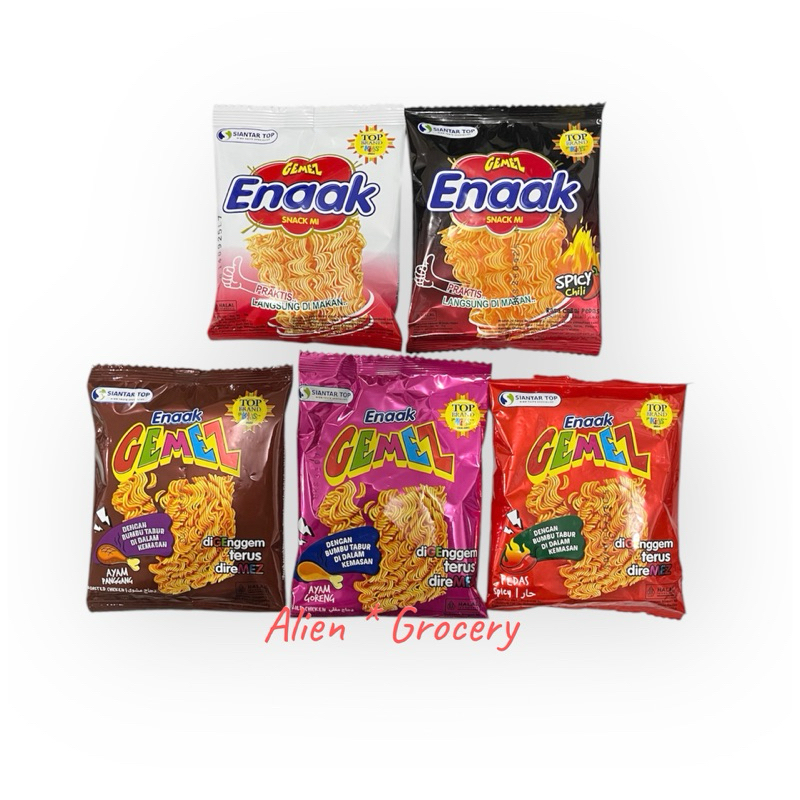 

MIE ENAAK ENAK GEMEZ Original Ayam Kecap Goreng Panggang Pedas Spicy 10 pcs