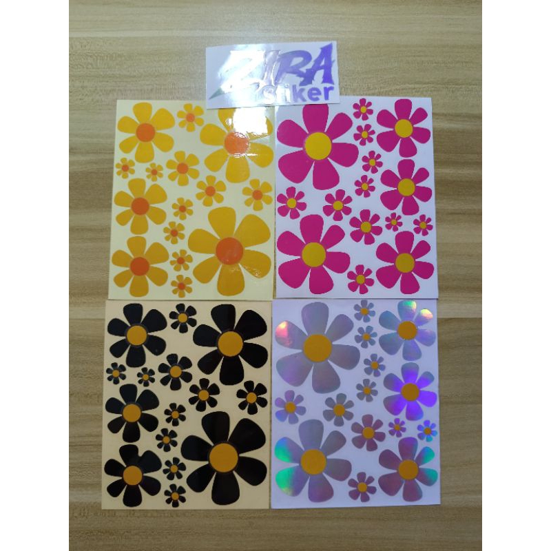 

stiker bunga cosmos cutting sticker flower aesthetic 15x12cm