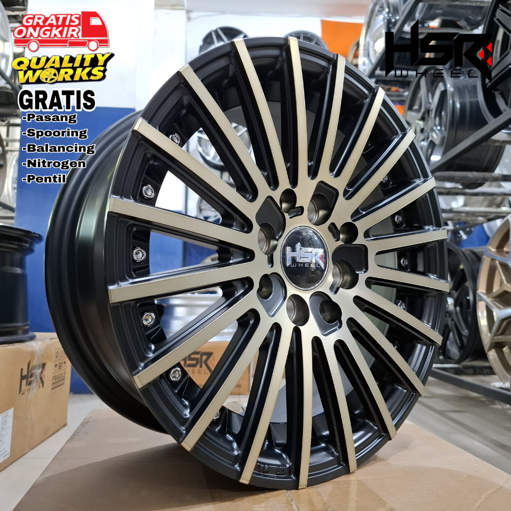 Velg Mobil Wuling Airev Ring 14 Lebar Rata Body, Velg Modifikasi Hsr Tandam