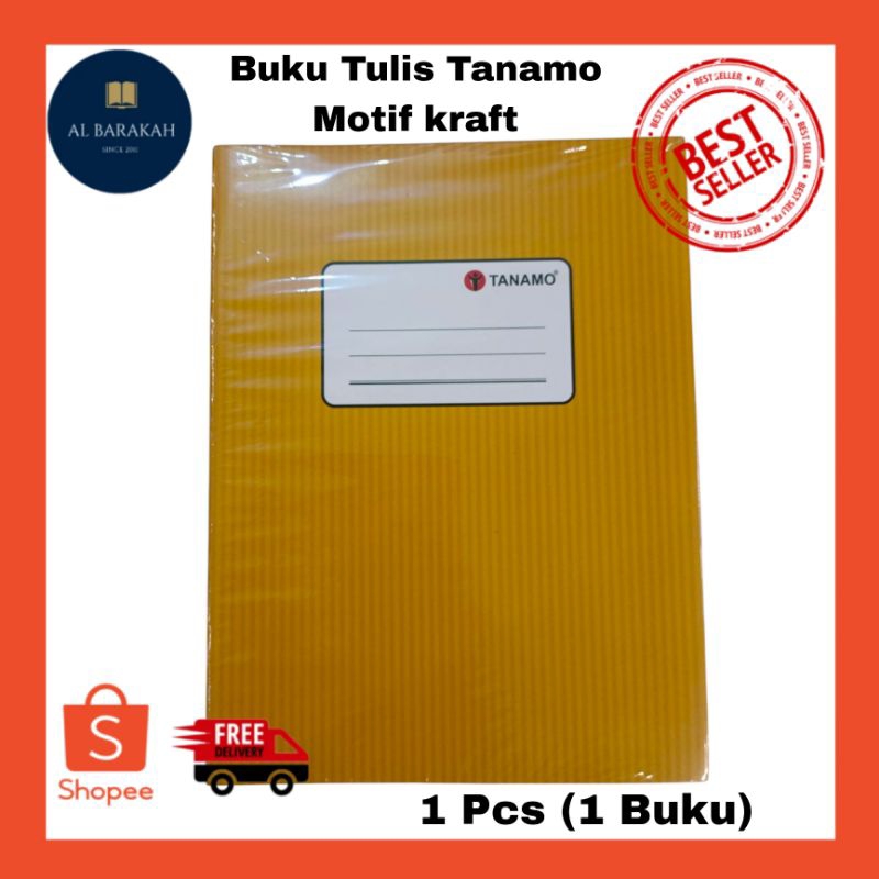 

1 Pcs (1 Buku) !!! Buku tulis Tanamo 38 Lembar Motif Kraft buku tulis murah kualitas bagus buku tulis ukuran kwarto buku tulis ukuran A5
