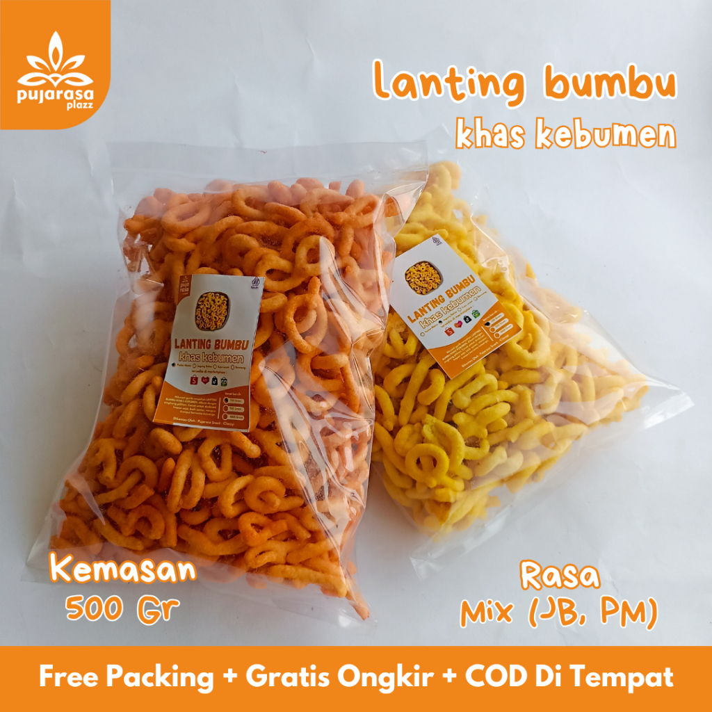 

HEMAT LANTING BUMBU SINGKONG KHAS KEBUMEN RENYAH ASLI GURIH 500 GRAM