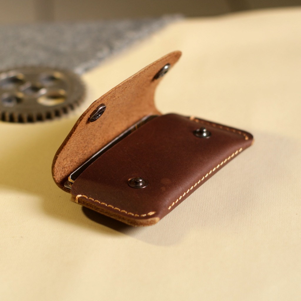 Dompet Kartu Atm Ktp Kulit Asli Card Holder Dompet Mini Cowok