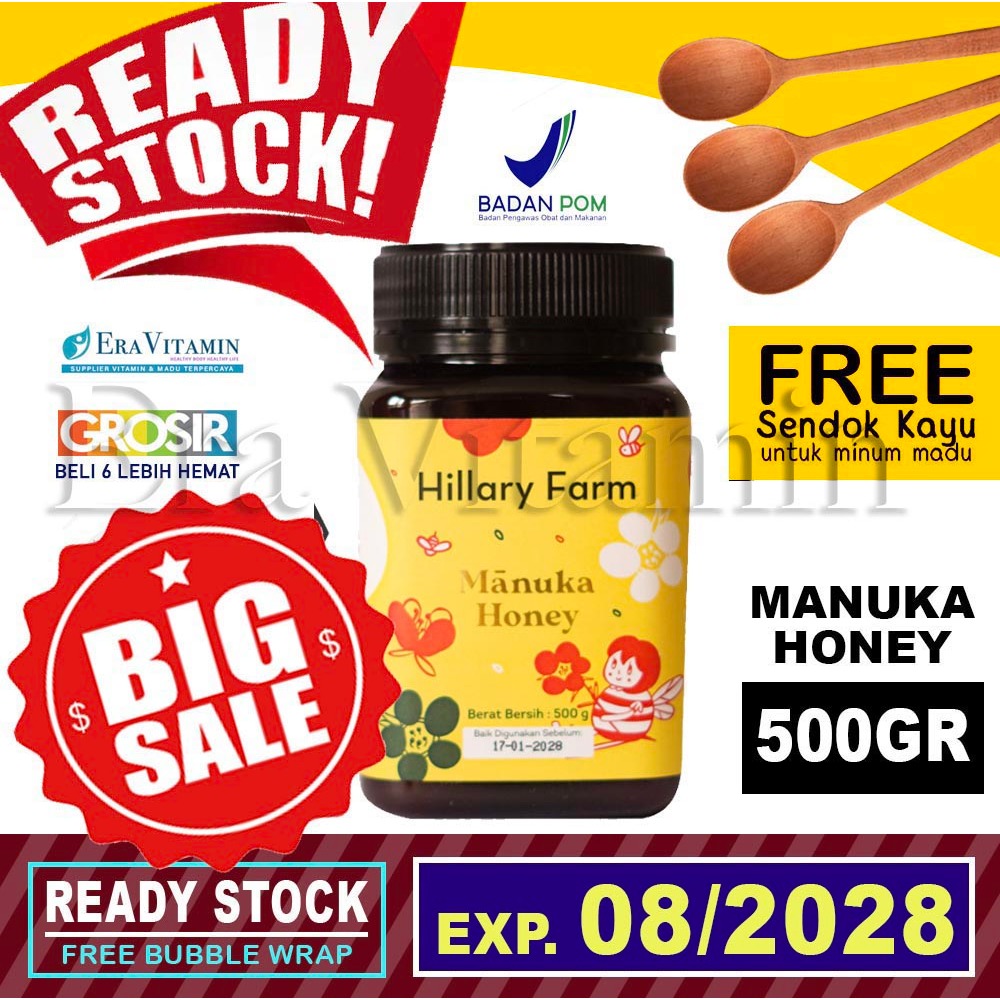 

Hillary Farm Manuka Honey 500gr - madu manuka anak