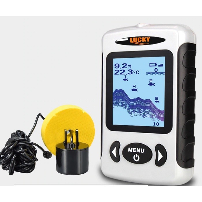 FF718 bisa deteksi ikan besar kecil Fish Finder Alat sonar fishfinder