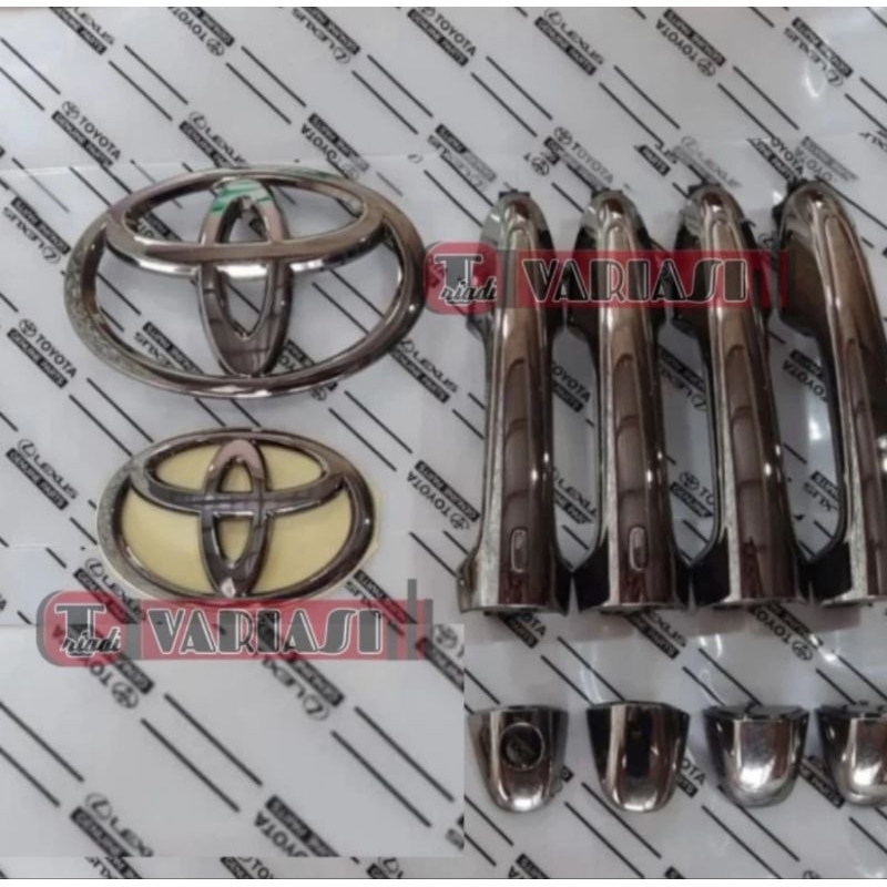 HANDLE PINTU LUAR INNOVA VENTURER BLACK CHROME
