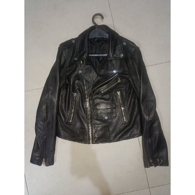 jaket kulit RAMONES ZARA
