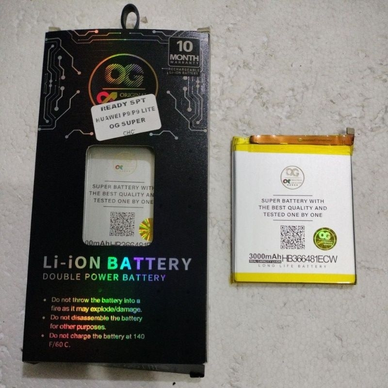 BATERAI/BATRE HUAWEI P9/P9 LITE/P10 LITE/HONOR 8/HONOR 9 LITE/9I/HB366481ECW