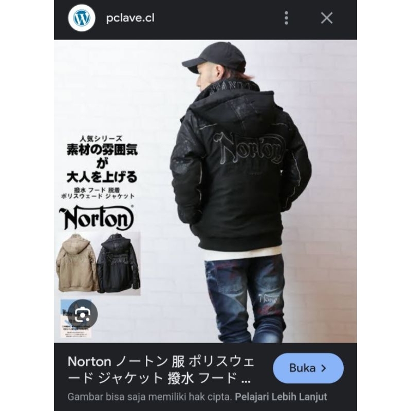 Jaket Bomber Norton XXL ( Rare )