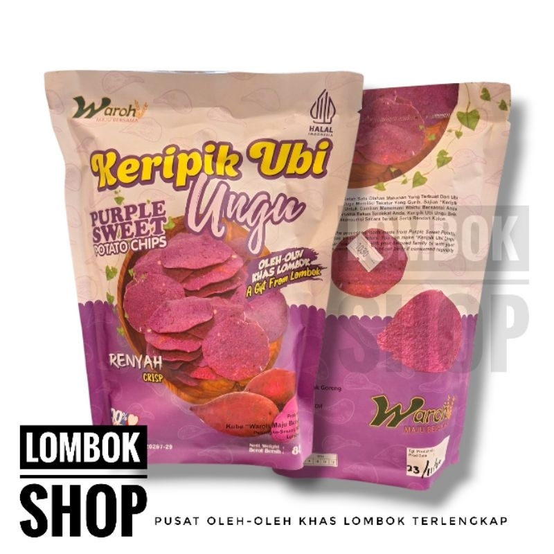 

Keripik Ubi Ungu Renyah Purple Sweet Potato Chips Khas Lombok Kualitas Terbaik 80 Gram