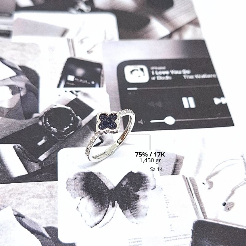 CINCIN MODEL EMAS PUTIH 17K 8074457