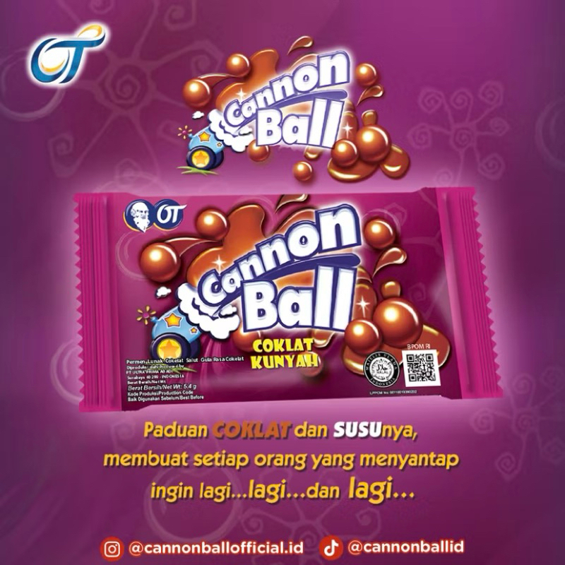 

CANNON BALL 1 BOX ISI 24 PCS