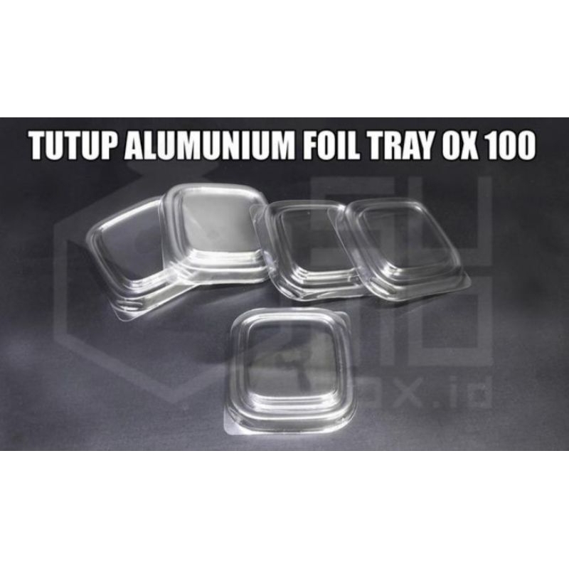 [20pcs] Tutup Mika Aluminium Foil Tray