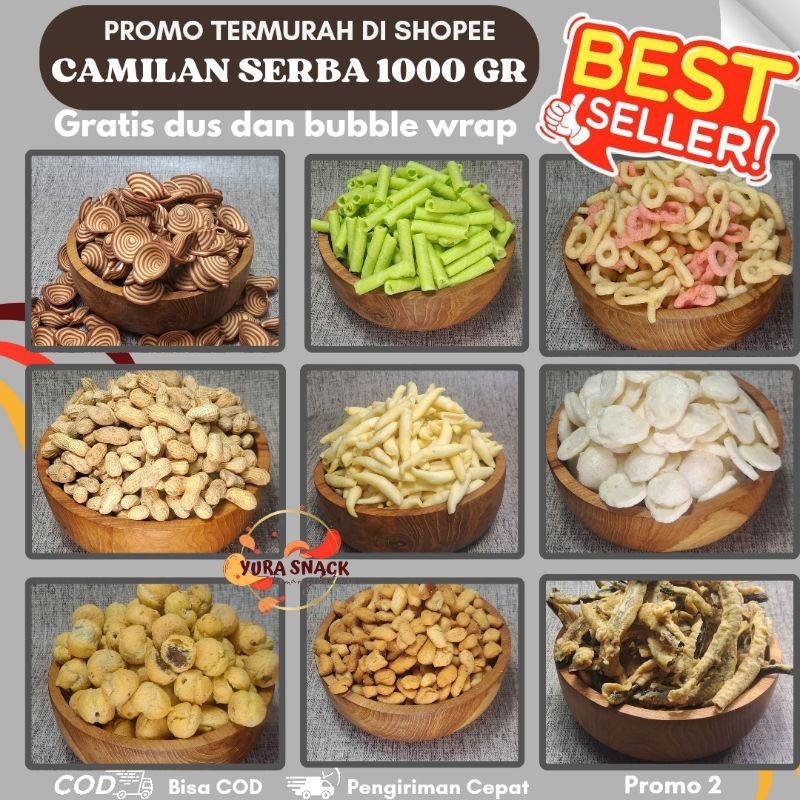 

Grosir Camilan Kiloan Murah Serba 1 Kilogram