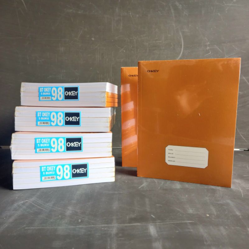 

NYBEBY26 BUKU TULIS OKEY 8 LEMBAR KRAFT ( PAK 5 BUKU ) PRODUK BY KIKY